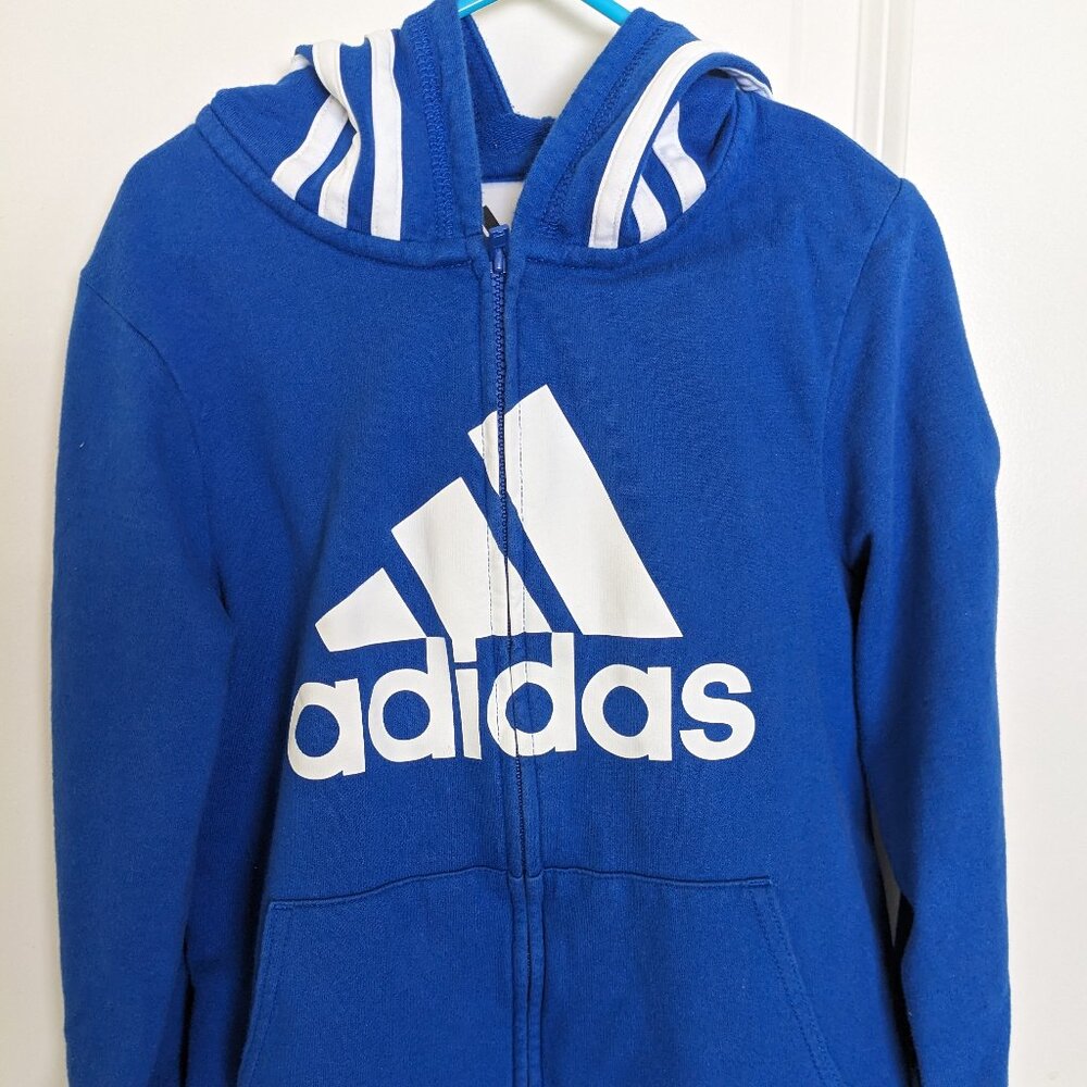 Adidas boys full zip hoodie